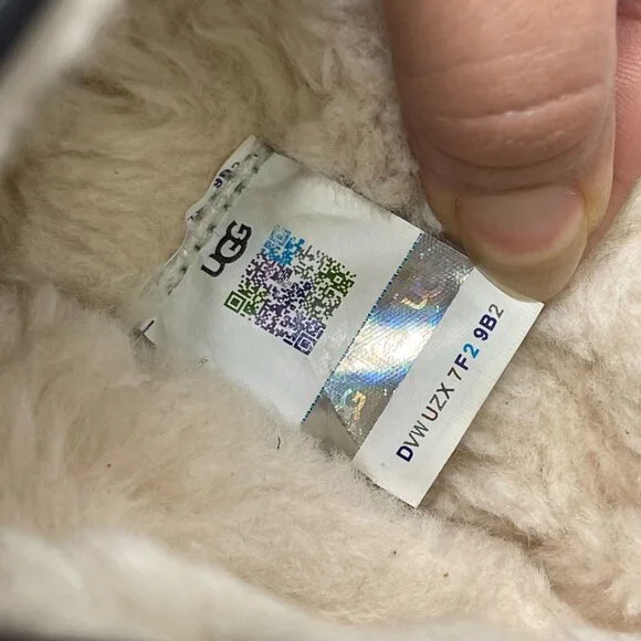 UGG #5379 Men's Black Ascot Leather Slipper Moccasins Shoes Size 12 - Picture 7 of 12